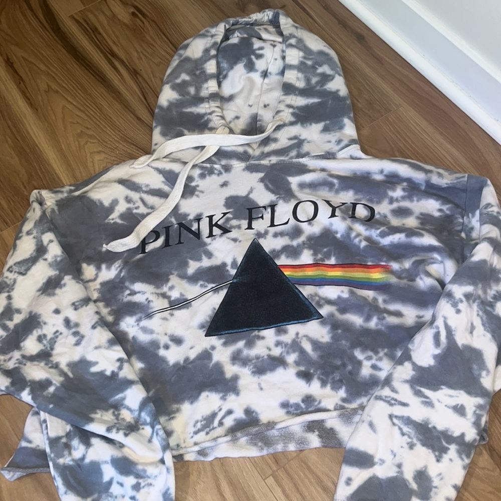Pink Floyd Cropped Hoodie
